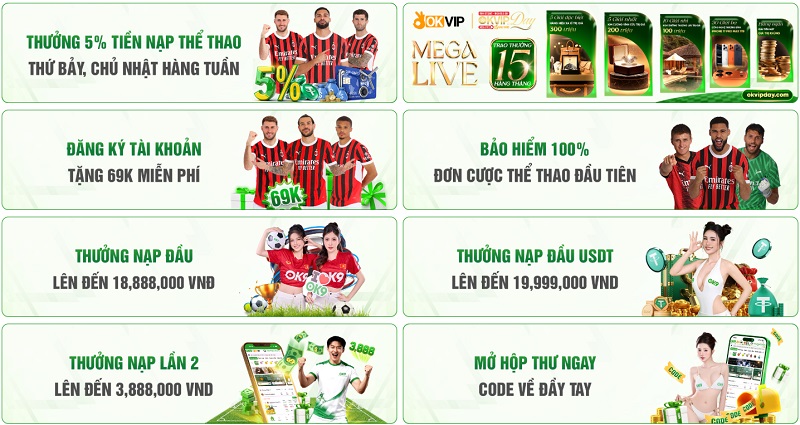 Tổng Hợp Các Khuyến Mãi OK9 "Hot" Nhất Trong Năm 2026 1 Tổng Quan Về Các Chương Trình Khuyến Mãi OK9 Đang Áp Dụng